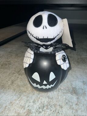 4 for $120 βΏ Nightmare Before Christmas Jack Skellington Pumpkin Candy Holder -